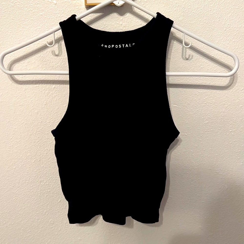Aeropostale ribbed 100% cotton crop top